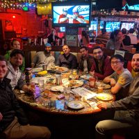 Postdocs at sports bar