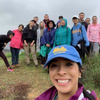 Group photo of hiking postdocs