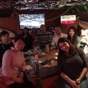 Postdocs at sports bar